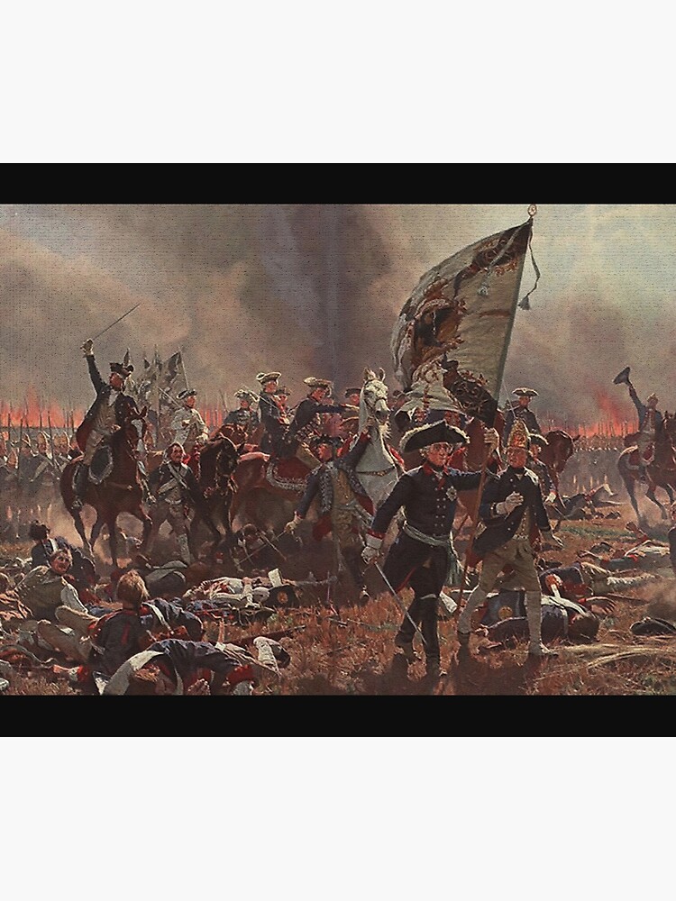 Frederick the Great Leads at Battle of Zorndorf by edsimoneit