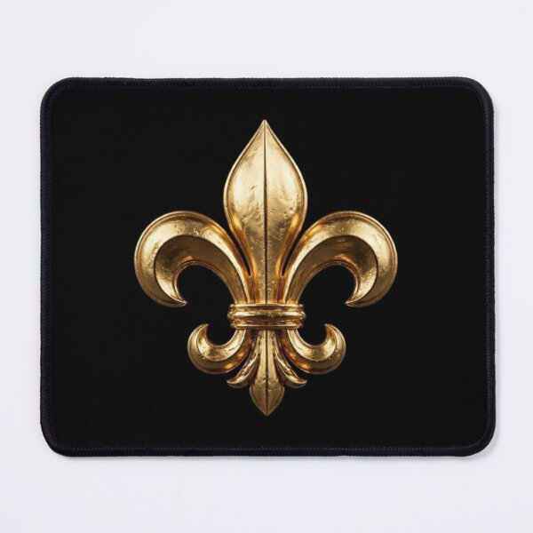 Item preview, Fleur De Lys Gold Royal French Heraldic Emblem Luxury designed and sold by ProjectNoah.