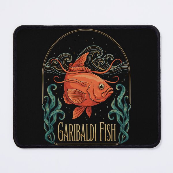 Item preview, Garibaldi Fish Kelp Forest Ocean Fishhead California designed and sold by Redgiant87x.