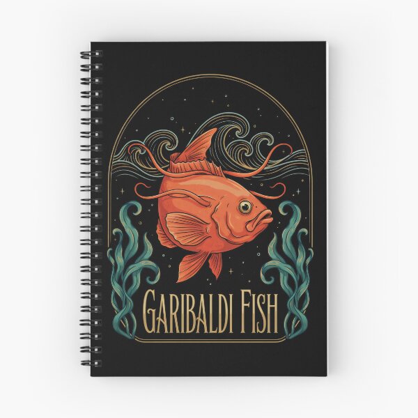 Item preview, Garibaldi Fish Kelp Forest Ocean Fishhead California designed and sold by Redgiant87x.