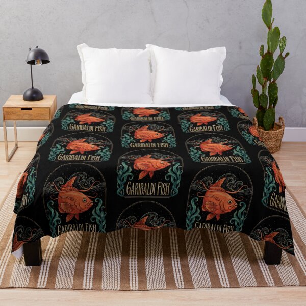 Item preview, Garibaldi Fish Kelp Forest Ocean Fishhead California designed and sold by Redgiant87x.