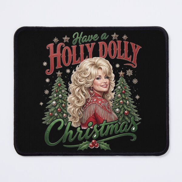 Item preview, Holly Dolly Christmas, Dolly Christmas, Christmas Nostalgia, Xmas Gift designed and sold by BlackLambo.