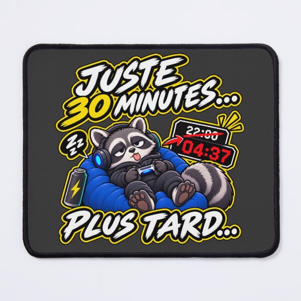 Item preview, Just 30 minutes later (raccoon version) designed and sold by GAMING MEME.