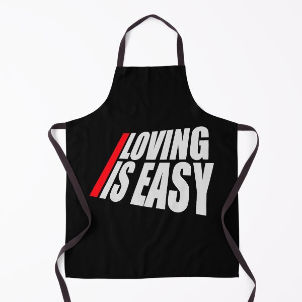 Item preview, Loving Is Easy Romantic Love Positivity Quote Logo designed and sold by shirt-o-mat.