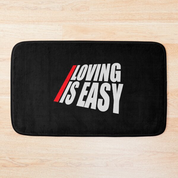 Item preview, Loving Is Easy Romantic Love Positivity Quote Logo designed and sold by shirt-o-mat.