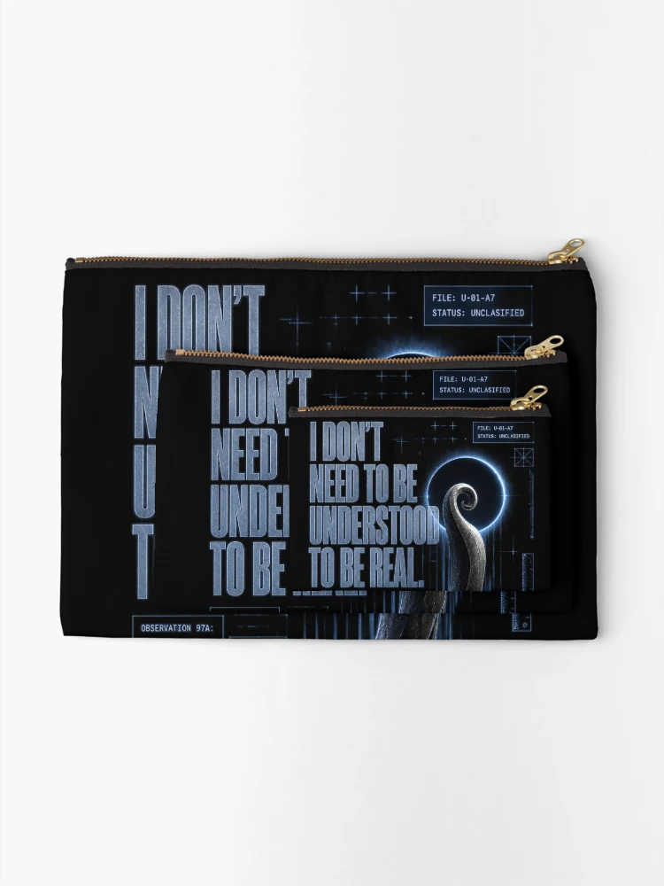 Thumbnail 2 of 4, Zipper Pouch, UNCLASSIFIED designed and sold by Turtle-Shell.