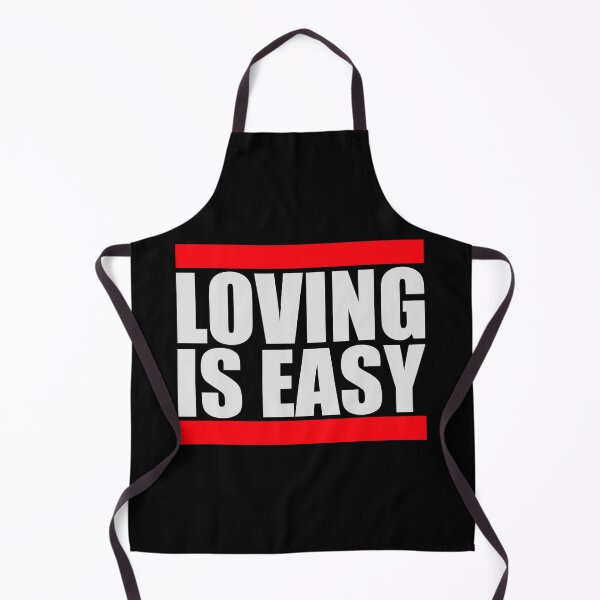 Item preview, Loving Is Easy Romantic Love Positivity Quote Logo designed and sold by shirt-o-mat.