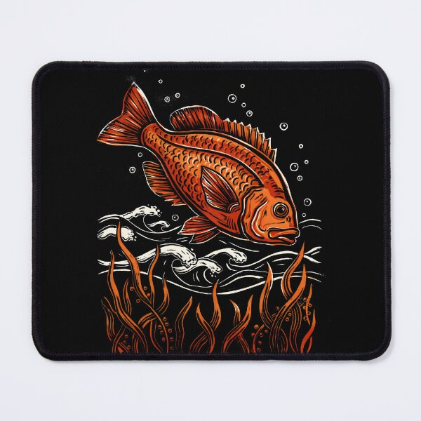 Item preview, Garibaldi Fish California Kelp Forest Marine Life designed and sold by Redgiant87x.