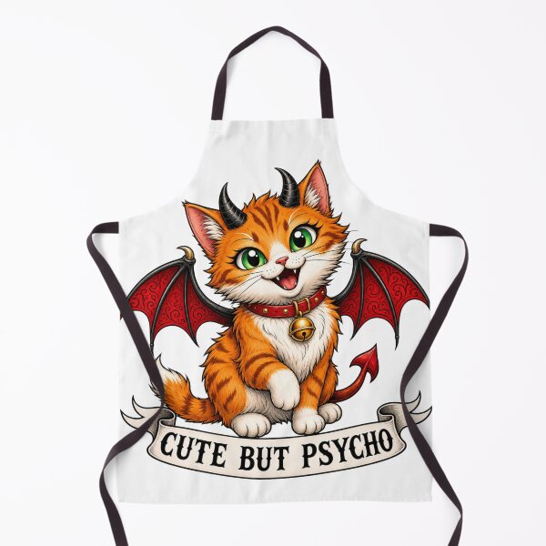 Item preview, Cat: Cute but Psycho designed and sold by Serenelyart.
