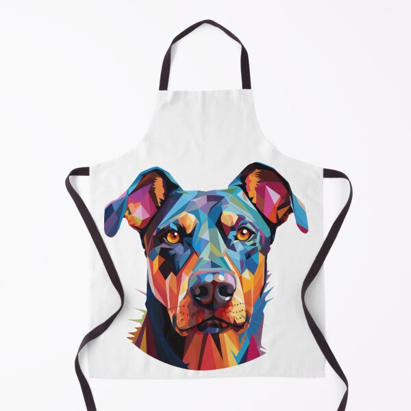 Item preview, Colorful Doberman puppy dog painting designed and sold by MendaciousMina.