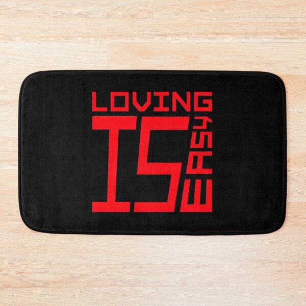 Item preview, Loving Is Easy Romantic Love Positivity Quote Logo designed and sold by shirt-o-mat.