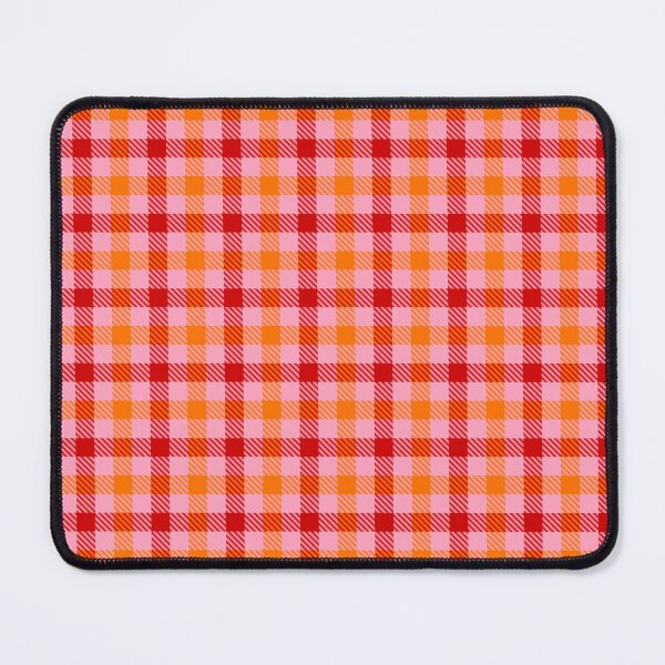 Item preview, Red And Orange Tiny Gingham Check Pink  designed and sold by PatternTitan.