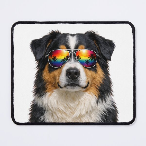 Item preview, Australian Shepherd Sunglasses Aussie Dog designed and sold by Loona97.