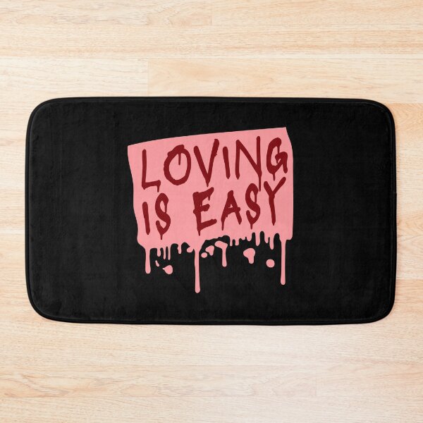 Item preview, Loving Is Easy Romantic Love Positivity Quote Logo designed and sold by shirt-o-mat.