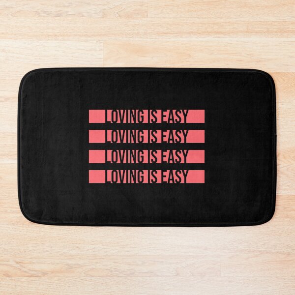 Item preview, Loving Is Easy Romantic Love Positivity Quote Logo designed and sold by shirt-o-mat.
