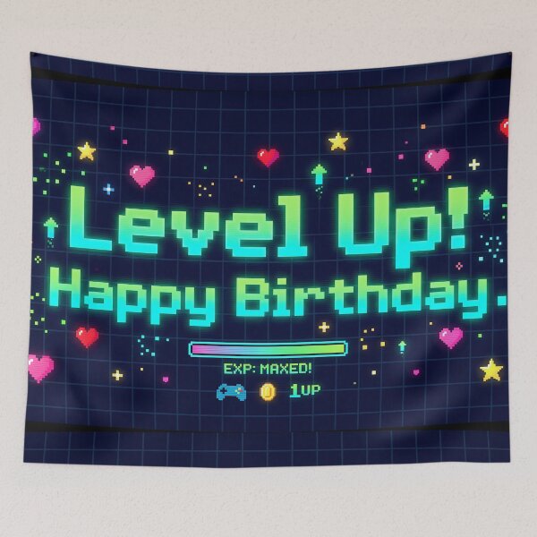 Item preview, Level Up Aesthetic Inspirational Quotes Motivational Typography Art designed and sold by ART ATTACK ZONE.