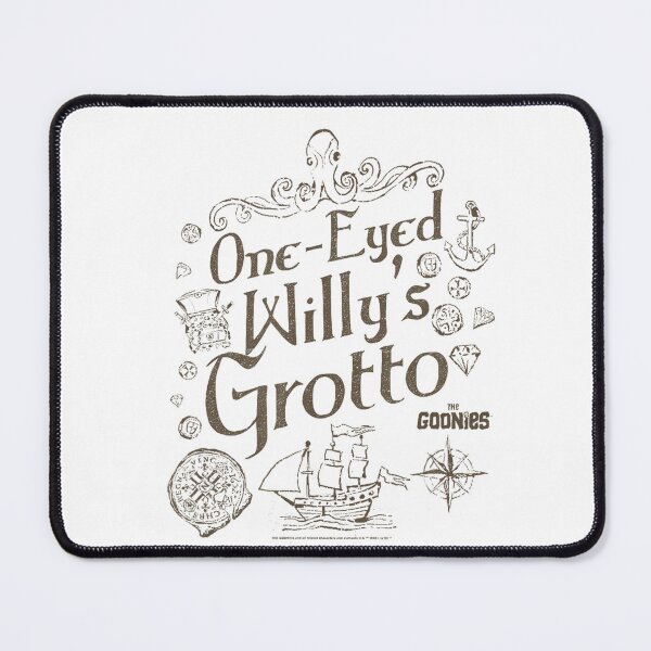 Item preview, One-Eyed Willy's Grotto Vintage Map Design designed and sold by Crystal Miranda.