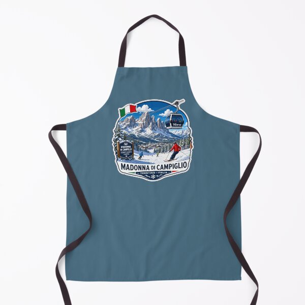 Item preview, Madonna di Campiglio Italy Italia Ski Skiing Brenta Dolomites Sticker TShirt 03 designed and sold by OuterShellUK.