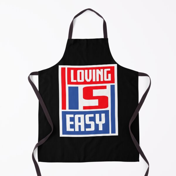 Item preview, Loving Is Easy Romantic Love Positivity Quote Logo designed and sold by shirt-o-mat.