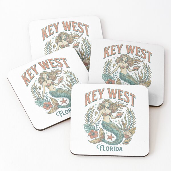 Artikelvorschau, Vintage Key West Meerjungfrau Florida Keys Dreizack-Muschel entworfen und verkauft von Milasneeze.