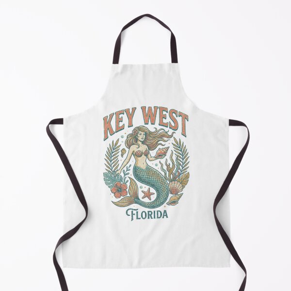 Item preview, Sirena vintage de Key West, Florida Keys, Tridente, Caracola designed and sold by Milasneeze.