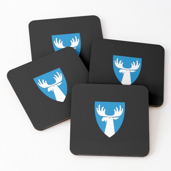 Item preview, Norwegian Moose Heraldry - Hedmark coat of arms designed and sold by Heraldry design.
