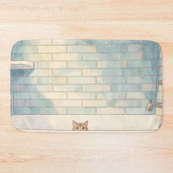 Item preview, Cat in a bathtub designed and sold by SlurmzMcKenzie.