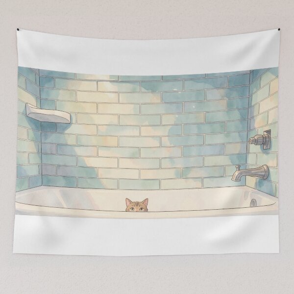 Item preview, Cat in a bathtub designed and sold by SlurmzMcKenzie.