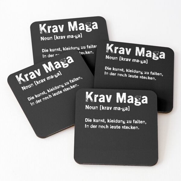 Item preview, Krav Maga Self Defense Martial Arts Funny Quote Fighter designed and sold by Lenny Stahl.