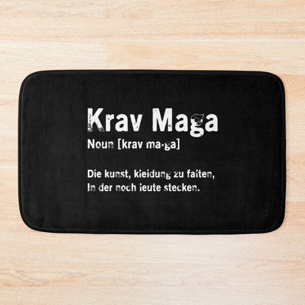 Item preview, Krav Maga Self Defense Martial Arts Funny Quote Fighter designed and sold by Lenny Stahl.