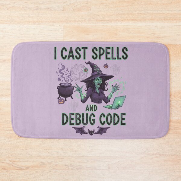 Item preview, Green Witch Laptop Cauldron Bat Graphic designed and sold by Exquisite Design Studio „Paculówka”.
