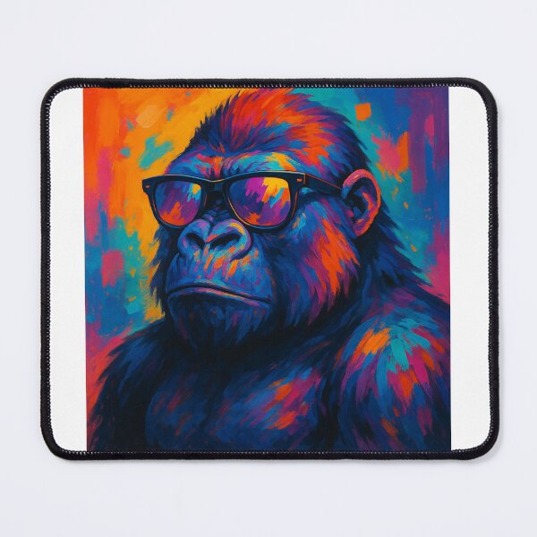 Item preview, Cool Gorilla Sunglasses Monkey Pop Art Colorful designed and sold by Loona97.