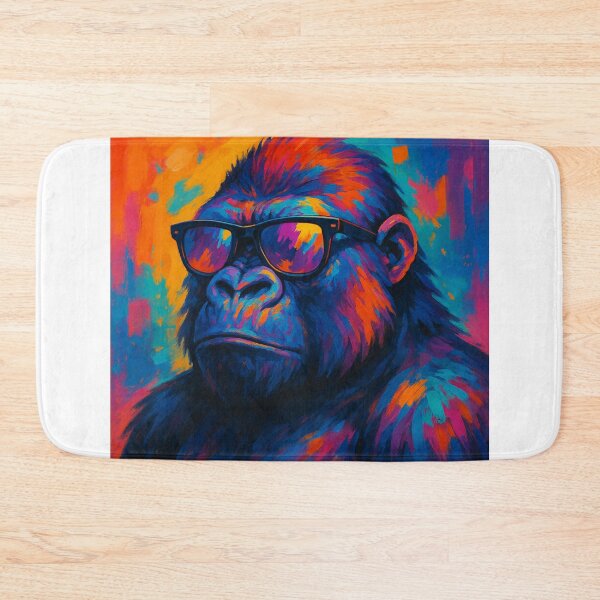 Item preview, Cool Gorilla Sunglasses Monkey Pop Art Colorful designed and sold by Loona97.