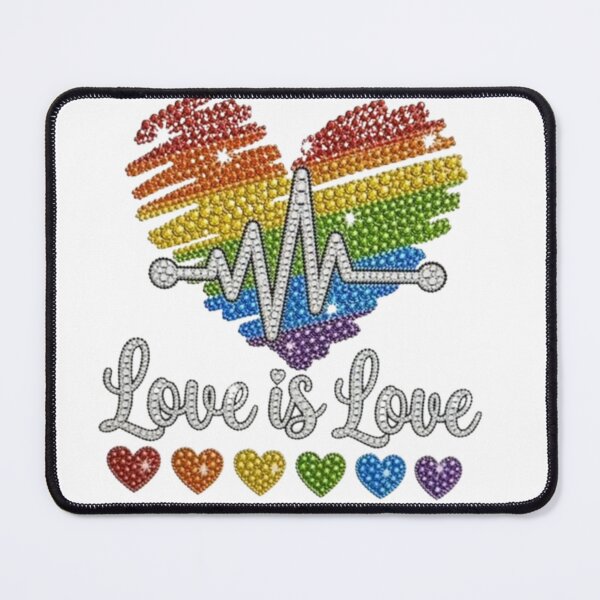 Item preview, Love Is Love Rainbow Heartbeat Colorful Design designed and sold by storeInsight.