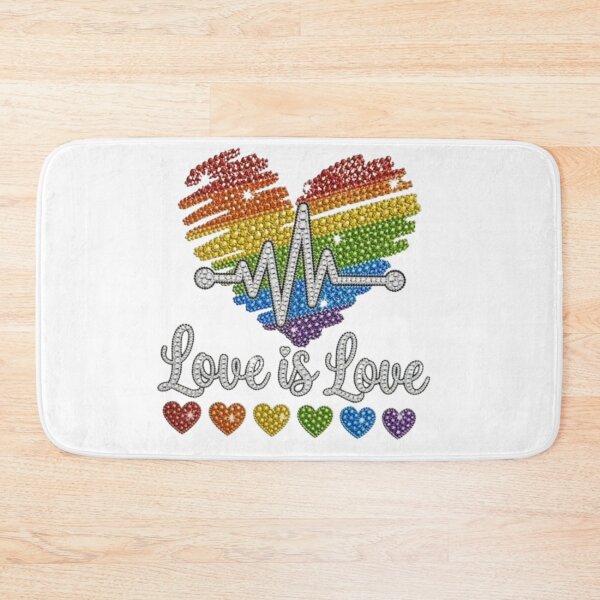 Item preview, Love Is Love Rainbow Heartbeat Colorful Design designed and sold by storeInsight.