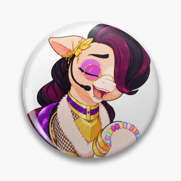 Item preview, Glamorous Pony Singer in Purple and Gold No BG designed and sold by MercyMare.