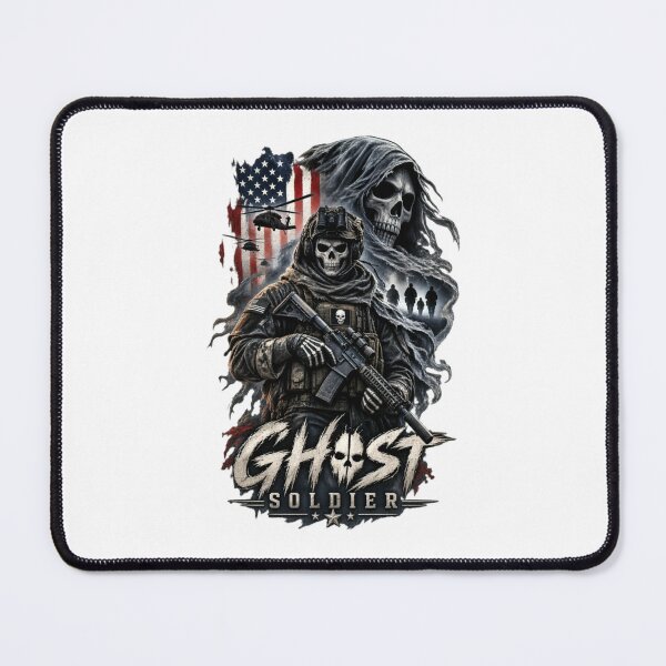 Item preview, Ghost Soldier – Tactical Skull Military Warrior designed and sold by ActionForge.