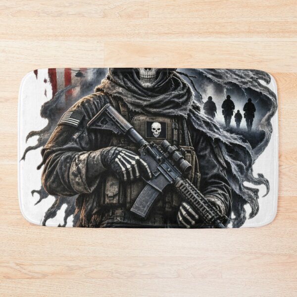 Item preview, Ghost Soldier – Tactical Skull Military Warrior designed and sold by ActionForge.