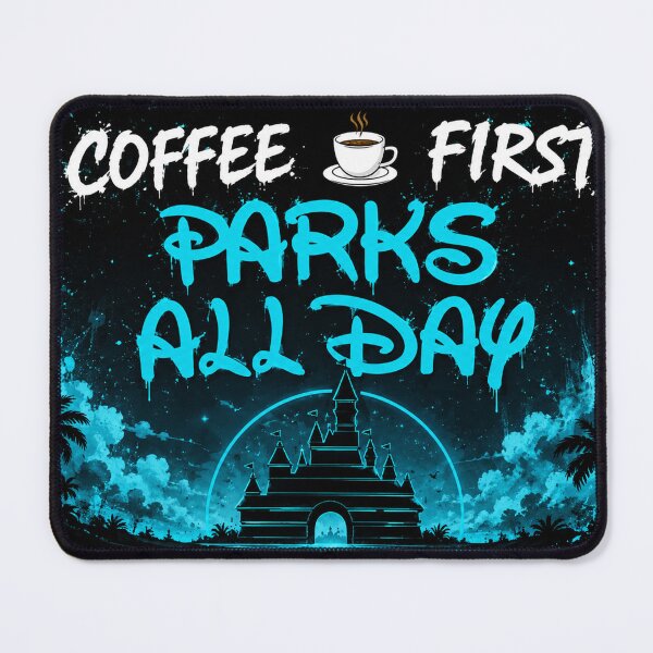 Item preview, Coffee First Parks All Day Magic Castle Design designed and sold by Fei Long Design Hub.
