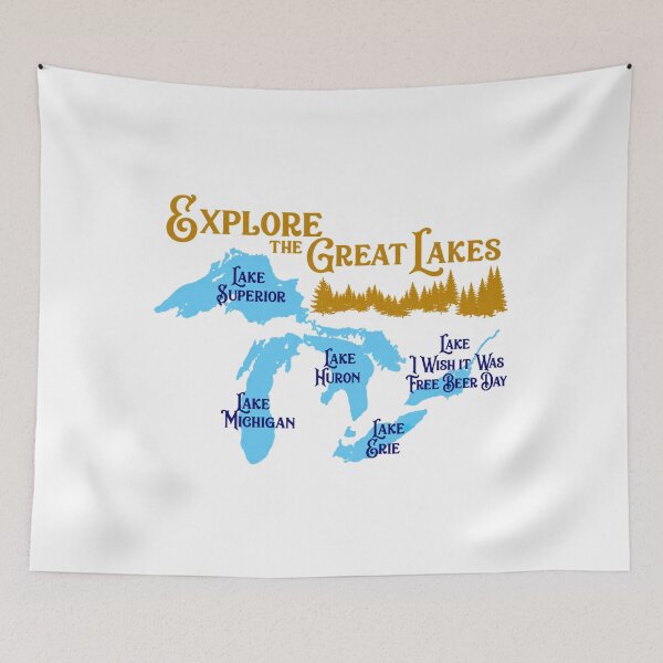 Item preview, Lake Ontario, Great Lakes Sunset, Retro Canada Vacation, Cottage Country Outdoor designed and sold by KrushnaChandra.