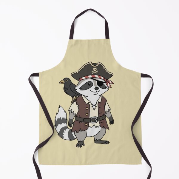 Item preview, Pirate Raccoon – Whimsical Cartoon Animal Illustration designed and sold by Dogandesighn.