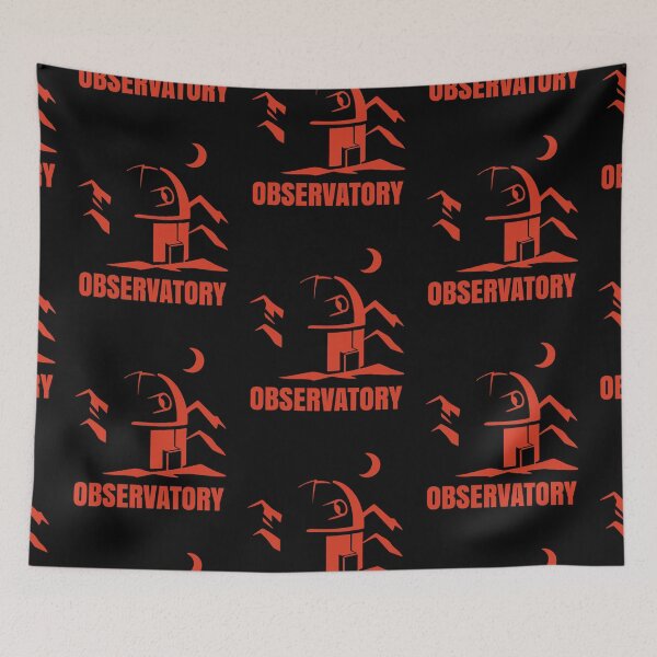Item preview, Minimalist Red Astronomical Observatory  designed and sold by MySimpleFlow.
