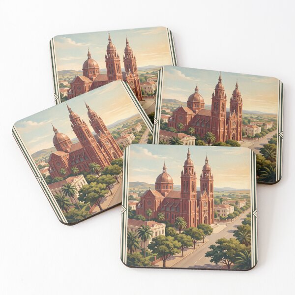 Item preview, Lubumbashi DR Congo Vintage Travel Art – Copper Mining City & Colonial Heritage designed and sold by Bomax121.