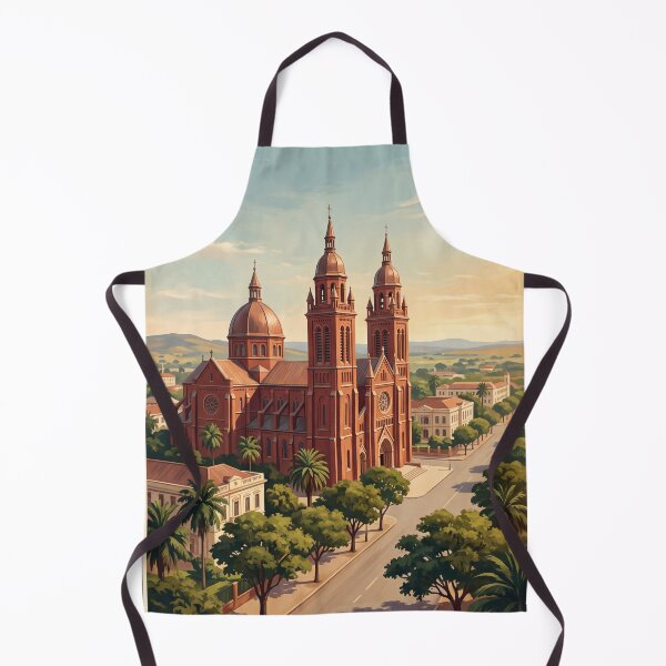 Item preview, Lubumbashi DR Congo Vintage Travel Art – Copper Mining City & Colonial Heritage designed and sold by Bomax121.