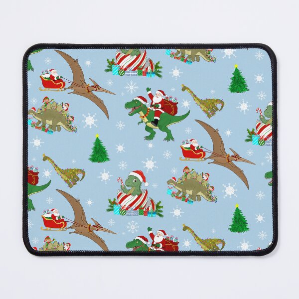 Item preview, Jurassic Christmas, Festive Dinosaur Pattern designed and sold by daphsam.