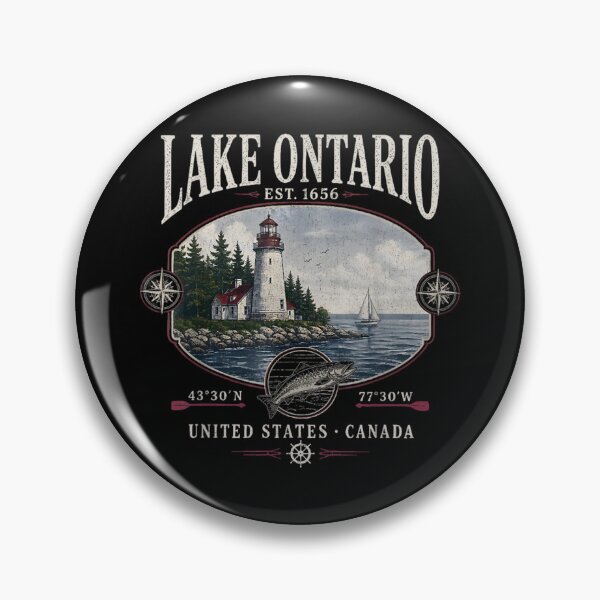Item preview, Lake America Est 2026 Lake America - Lake Ontario, Great Lakes Sunset, Retro Canada Vacation, Cottage Country Outdoor designed and sold by KrushnaChandra.