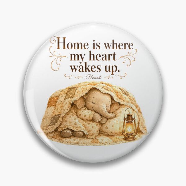 Item preview, Home Is Where My Heart Wakes Up Vintage Elephant Cozy Blanket designed and sold by AQUILAKREO.