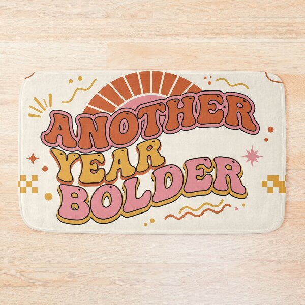 Item preview, Retro Another Year Bolder Quotes Motivational Typography Art designed and sold by ART ATTACK ZONE.