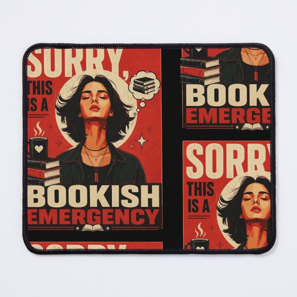 Item preview, Sorry, This Is a Bookish Emergency designed and sold by Noirvasca.
