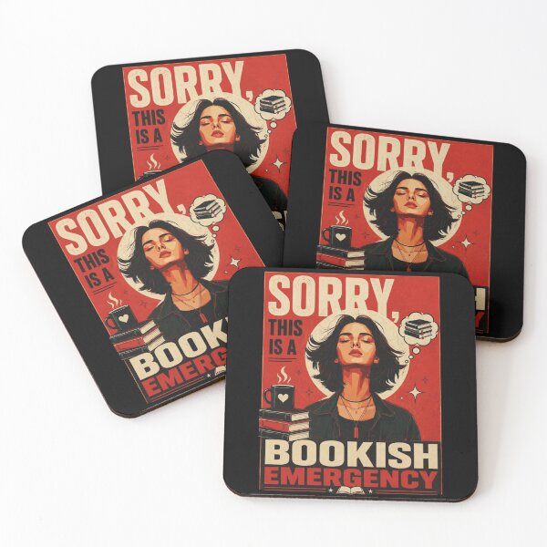 Item preview, Sorry, This Is a Bookish Emergency designed and sold by Noirvasca.